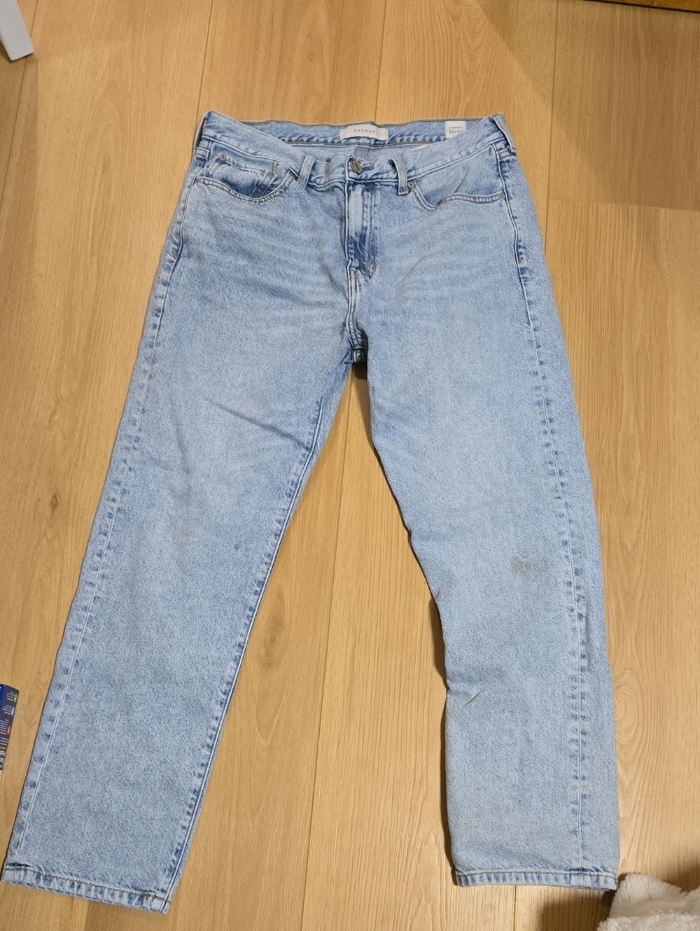 PacSun Light Wash Relaxed Straight Men's Jeans